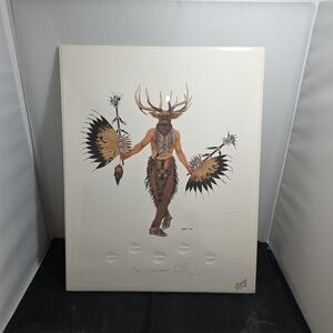 Alicia Austin Original Signed & Numbered Print " Elk Warrior" (CC)
